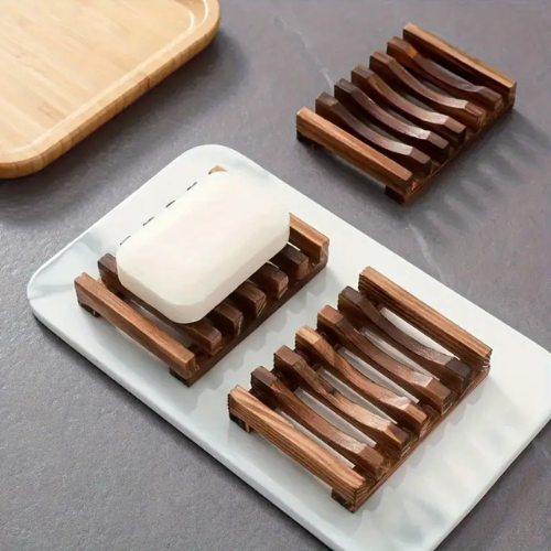 Porte savon en bois - pureté solide