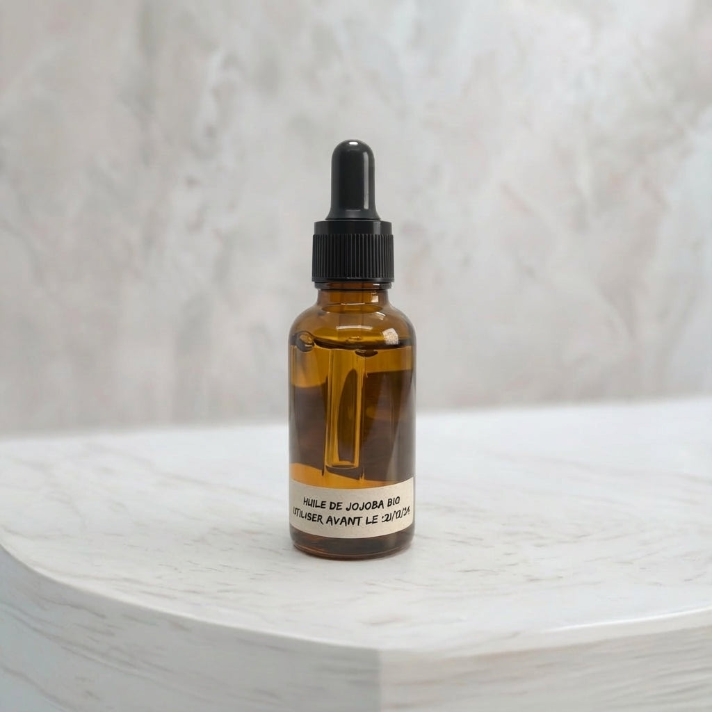 Huile de Jojoba BIO Végétale Naturelle Pour Visage - 30 ml | Peaux Grasse, Acné, Matures