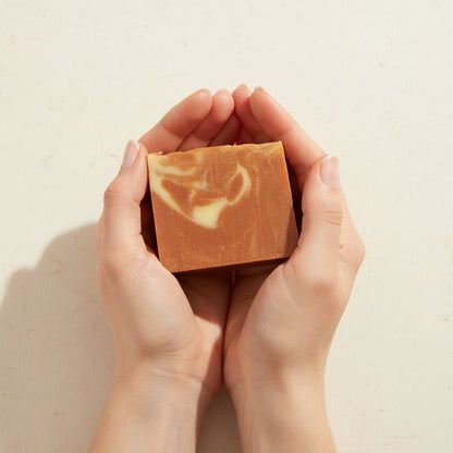 Le Masque de l'Élégance | Savon Solide Naturel Pour Visage | Peaux Sensibles, Sèches à Mixtes - Pureté Solide - 