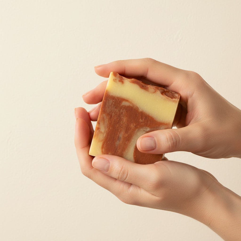 Le Savon Crémeux de Nazan | Savon Solide Naturel Pour Visage | Peaux Matures, Mixtes - Pureté Solide - 