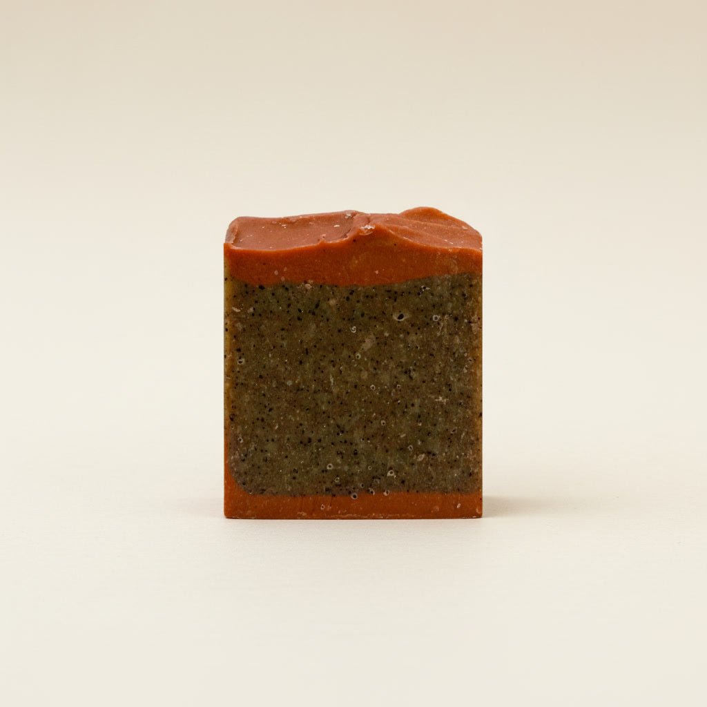 Le Savon Gommage aux Marcs de Café | Savon Solide Exfoliant Pour Visage | Pour les Peaux Acnéiques à Imperfections, Grasses - Pureté Solide - 